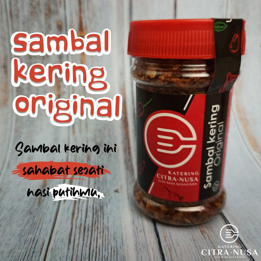 

sambal sambel kering original katering citra nusa citranusa