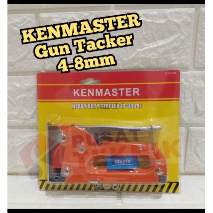 

Stapler Gun KENMASTER Staples Steples Tembak Jok Motor Gun Tacker Oren