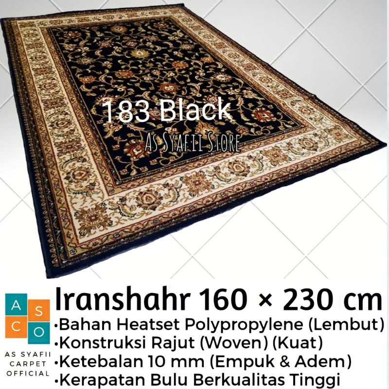 KARPET PERMADANI IRANSHAHR IRANSHAR 160×230 - KARPET PERMADANI RUANG TAMU SEMI TURKI TURKEY - KARPET