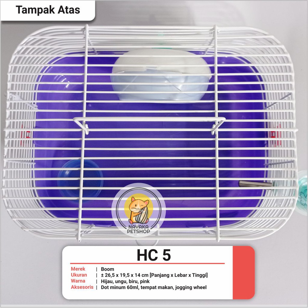 Kandang Hamster Boom HC5