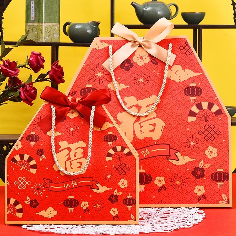 TAS HAMPER IMLEK MEWAH PARCEL BAG HOKI BESAR CNY CNYPB-04