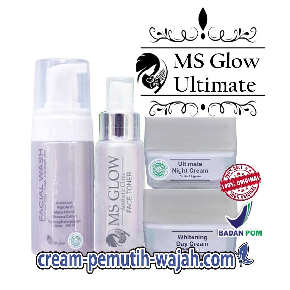 Ms Glow Ultimate Series Original Bpom By Cantikskincare Paket Flek Shopee Indonesia