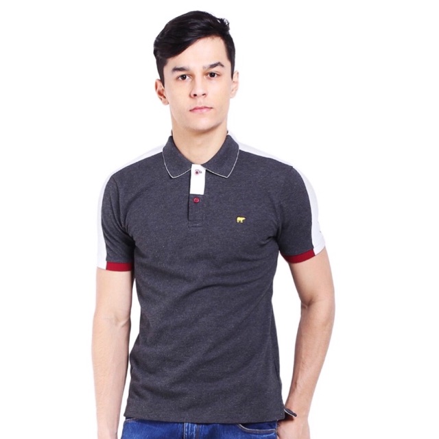 polo shirt jack nicklaus Hitam ORIGINAL