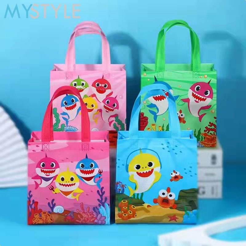 HAPPY TIME GOODIE BAG DX23 (1 LUSIN WARNA RANDOM) ANEKA GAMBAR KARAKTER LUCU ULANG TAHUN HAPPY BIRTHDAY TAS KARUNG PLASTIK SOUVENIR