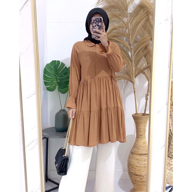 Tunik Blouse Polos Catline Avatara