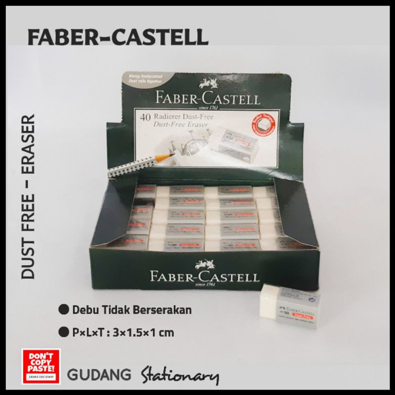 Penghapus Pensil Eraser FABER-CASTELL