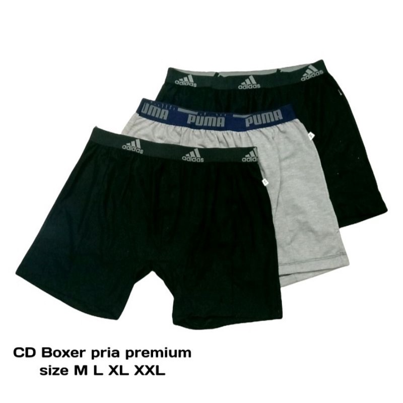 CD boxer pria isi 3pcs premium original