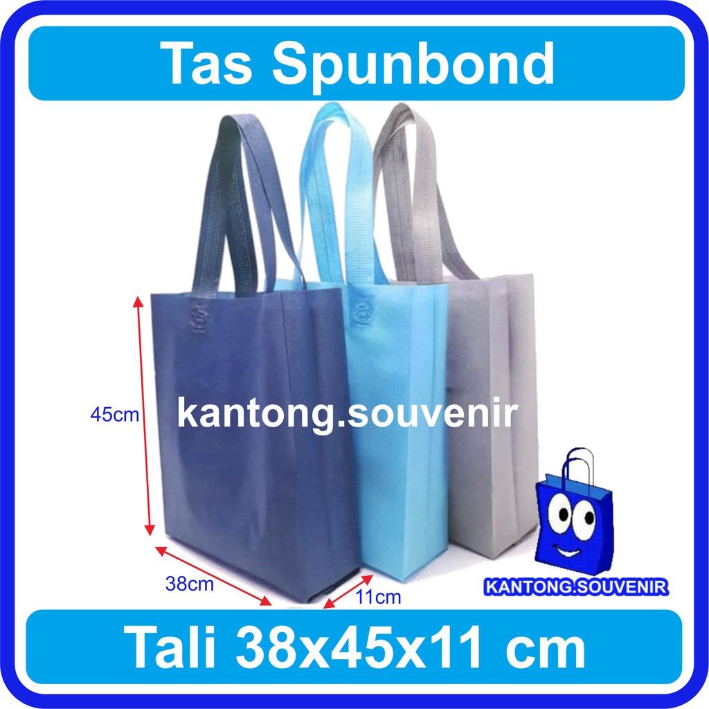 

38x45x11 tas spunbond / tas goodie bag / tas goodiebag / tas polosan / tas kain polosan murah
