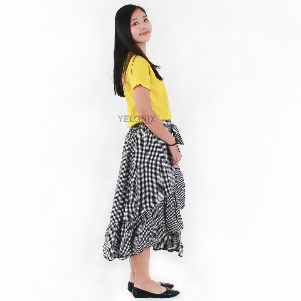 YELONIX - Rok SABRINA Skirt Kotak Ruffle