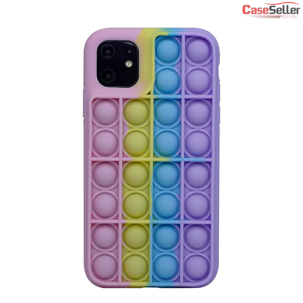 CaseSeller  - Soft Case Apple iPhone 7G+/8G+ | 9G/XR | 9G+/XS Max | X/XS  Relieves Stress Pop it