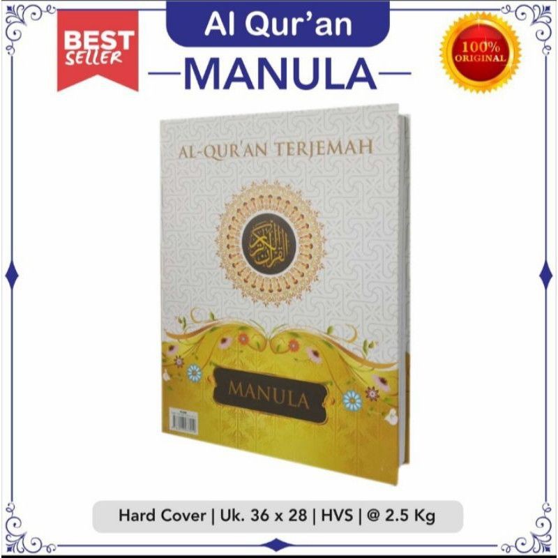 Al-Quran Manula, Al-Quran Jumbo, Al-Quran Terjemah Ukuran A3