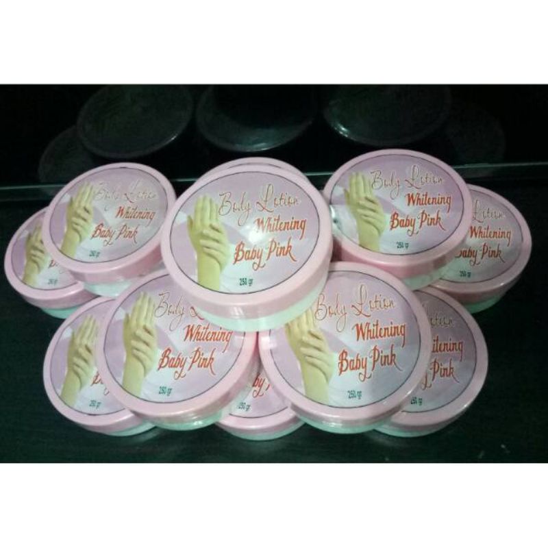 body lotion babypink 250gr 500gr