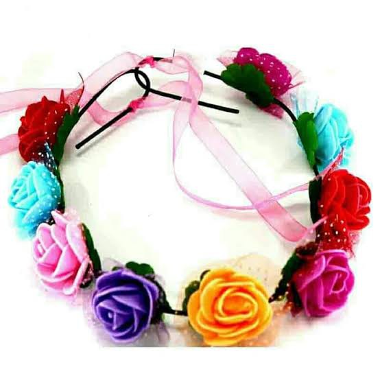 BANDO BUNGA FLOWER CROWN MAHKOTA BUNGA ANAK DEWASA