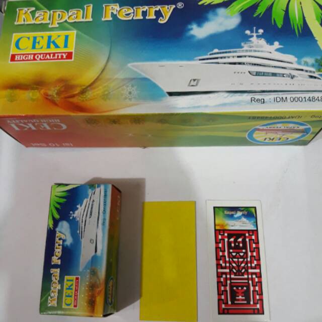 [1 Pcs] Kartu Ceki KAPAL FERRY