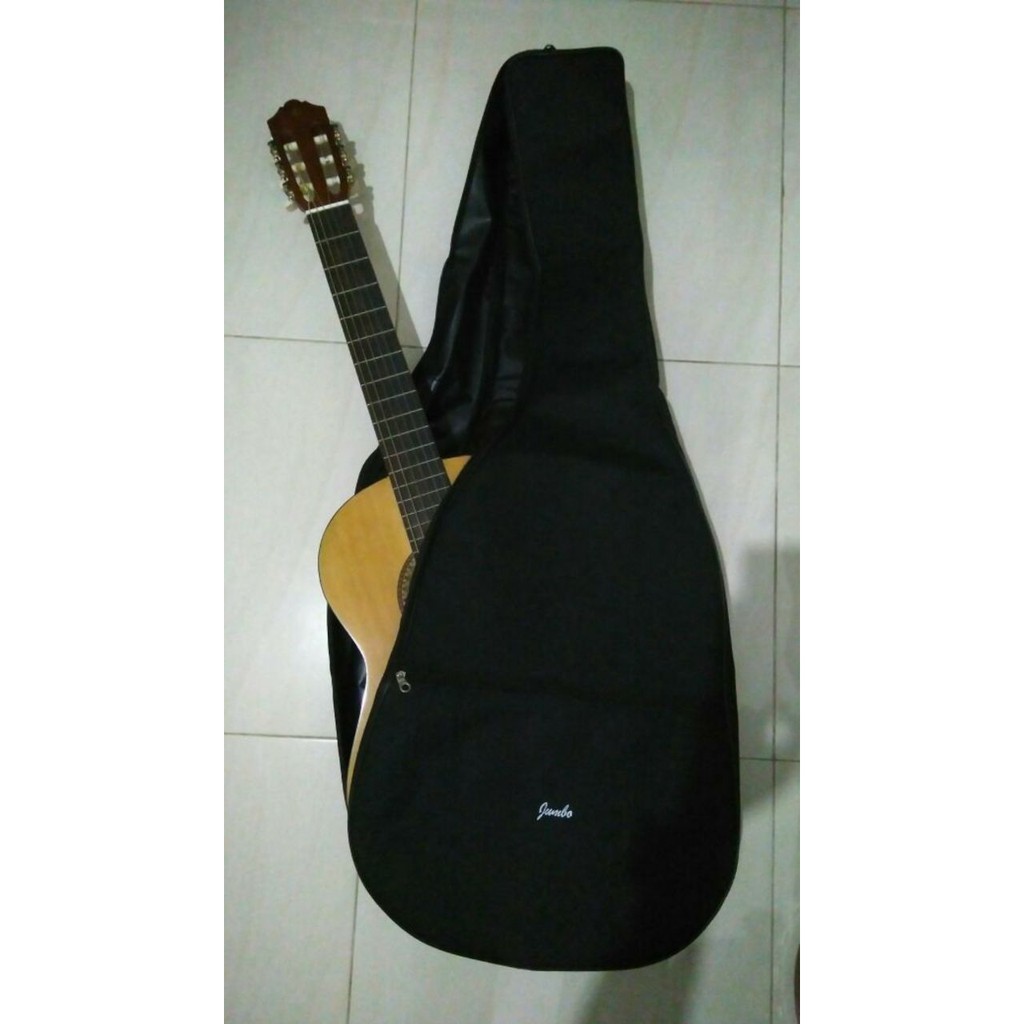 Tas Gitar Akustik Semi Gigbag Bahan KANVAS Jumbo Jakarta Murah Softcase