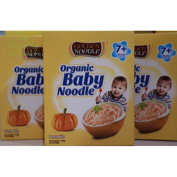

Organic Baby Noodle Pumpkin Mie Misua Bayi Labu 200 gr - Golden Noodle TERUJI
