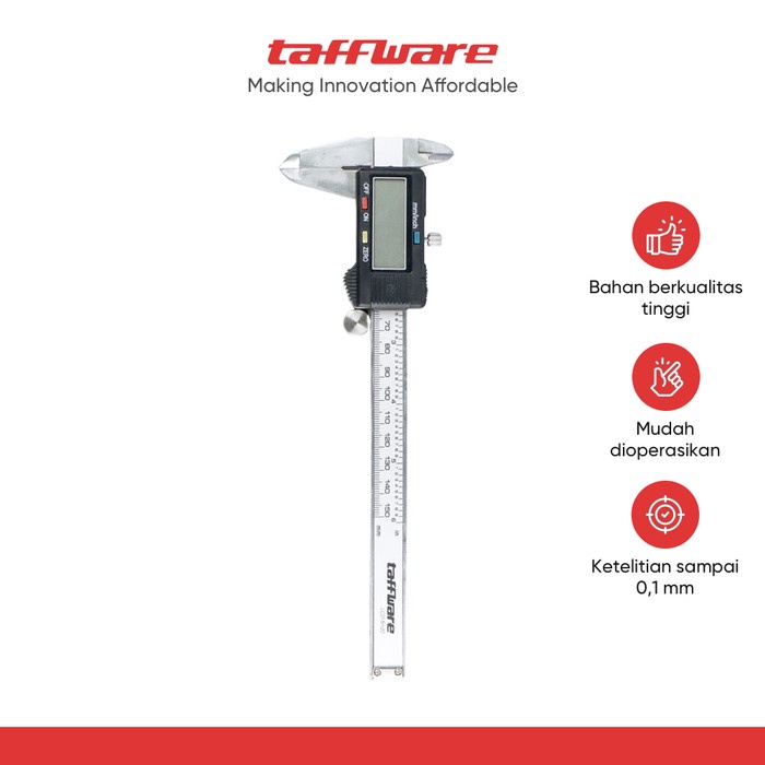 

(BISA COD) Taffware Kaliper Sigmat Digital Layar LCD - YX