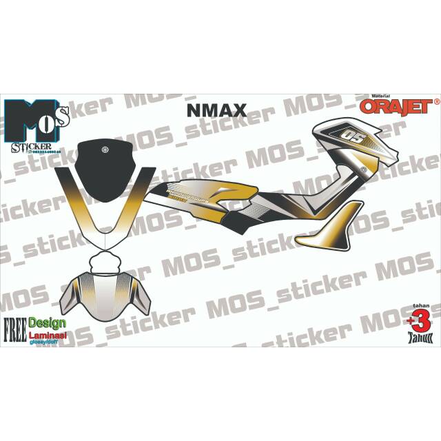 Decal stiker motor NMAX Full body