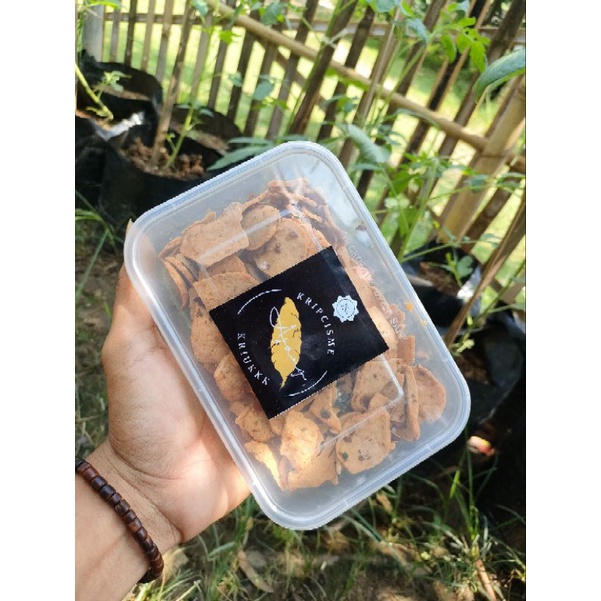 

basreng pedas daun jeruk kemasan tepak