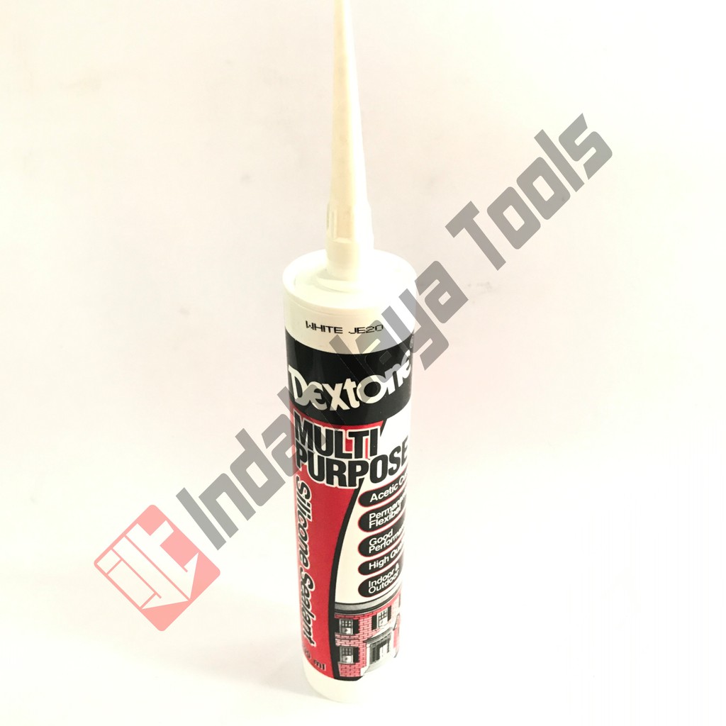 Silicone Sealant Botol DEXTONE White Putih - Lem Kaca Aquarium Silikon