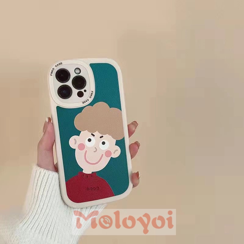 Soft Case Pelindung Lensa Bahan Silikon TPU Motif Kartun Untuk iPhone 11 7 8 Plus XR X 13 11 12 Pro MAX XS MAX 8 Plus 7 Plus SE 2020