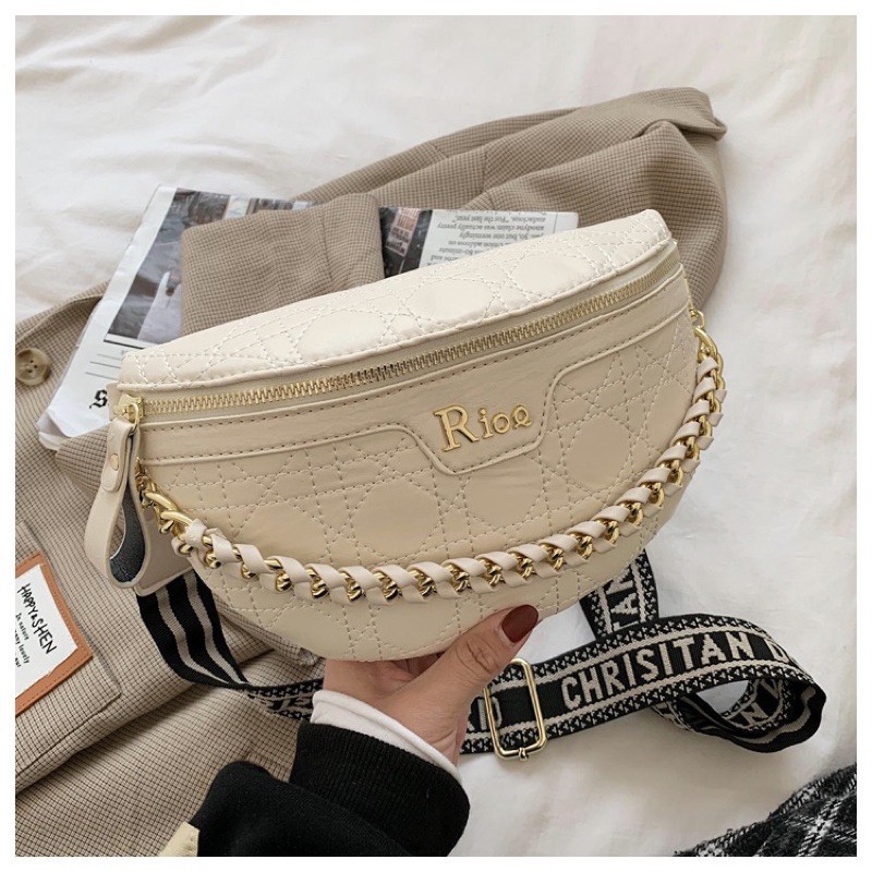 ✨✨HOT SALEE✨✨ TAS SLINGBAG SHOULDER BAG DADA PINGGANG STRAP IMPORT WANITA CEWEK RANTAI JALAN LB- 176