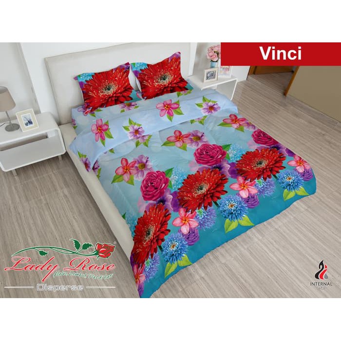 READY! SPREI LADY ROSE UKURAN KING 180X200 - VINCI