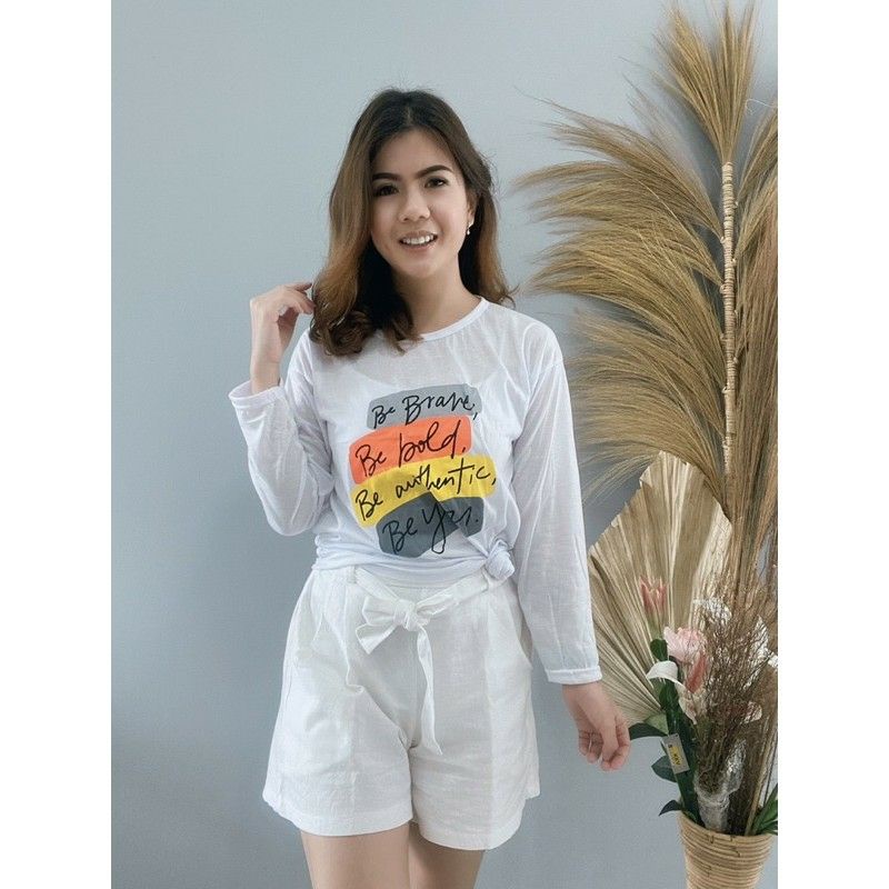 Arifirn Longsleeve Be Brave - Baju Wanita | Blouse Wanita