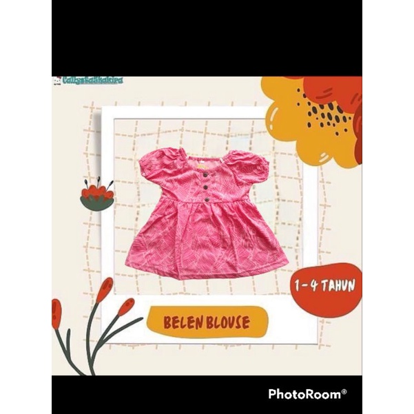 callysta blouse belen size 1-4 tahun