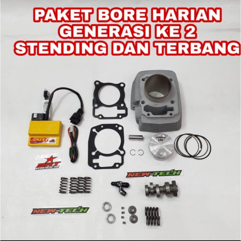 PAKET BORE UP HARIAN CRF 150 TANPA ECU GENERASI KE 2