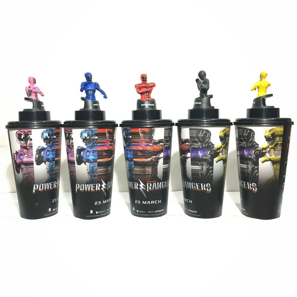 Figure Power Ranger Cup Topper / Topper Kue set 5 pcs