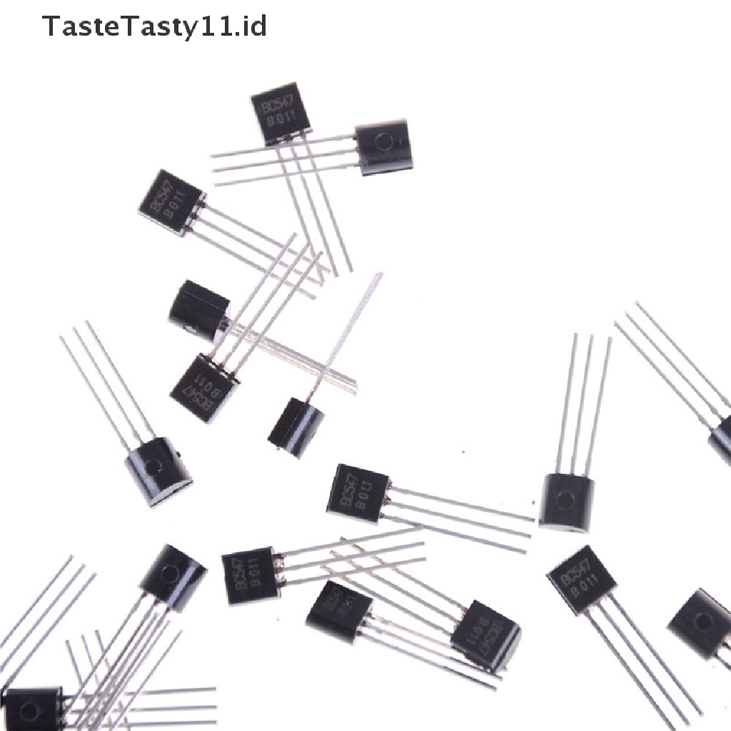 50pcs Transistor NPN BC547 BC547B 0.1A / 45V Warna Hitam