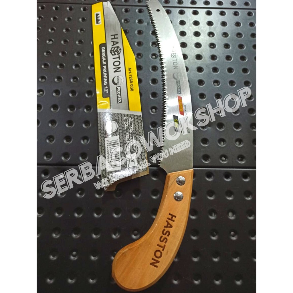 Hasston Gergaji Kopi 12&quot; Pruning Saw / Gergaji Dahan Lengkung Termurah Berkualitas