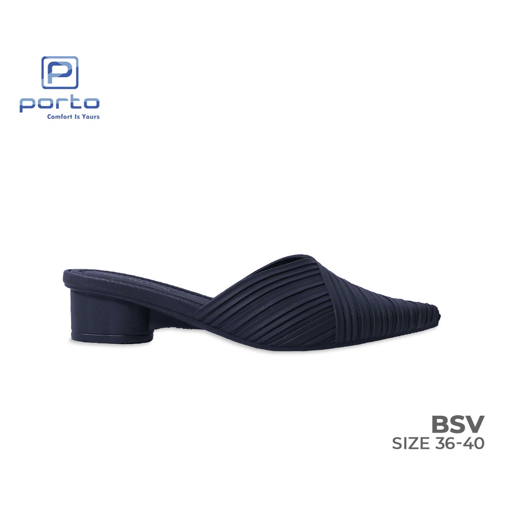 BSV - Porto Leveling Sepatu Kantor Wanita Korea Karet Casual Nyaman Terbaru Porto Lady