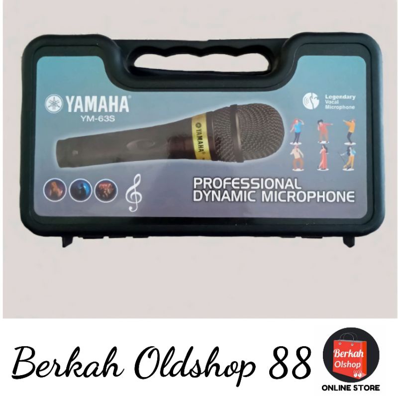 Berkah Oldshop 88 - Microphone YAMAHA YM-63S KOPER