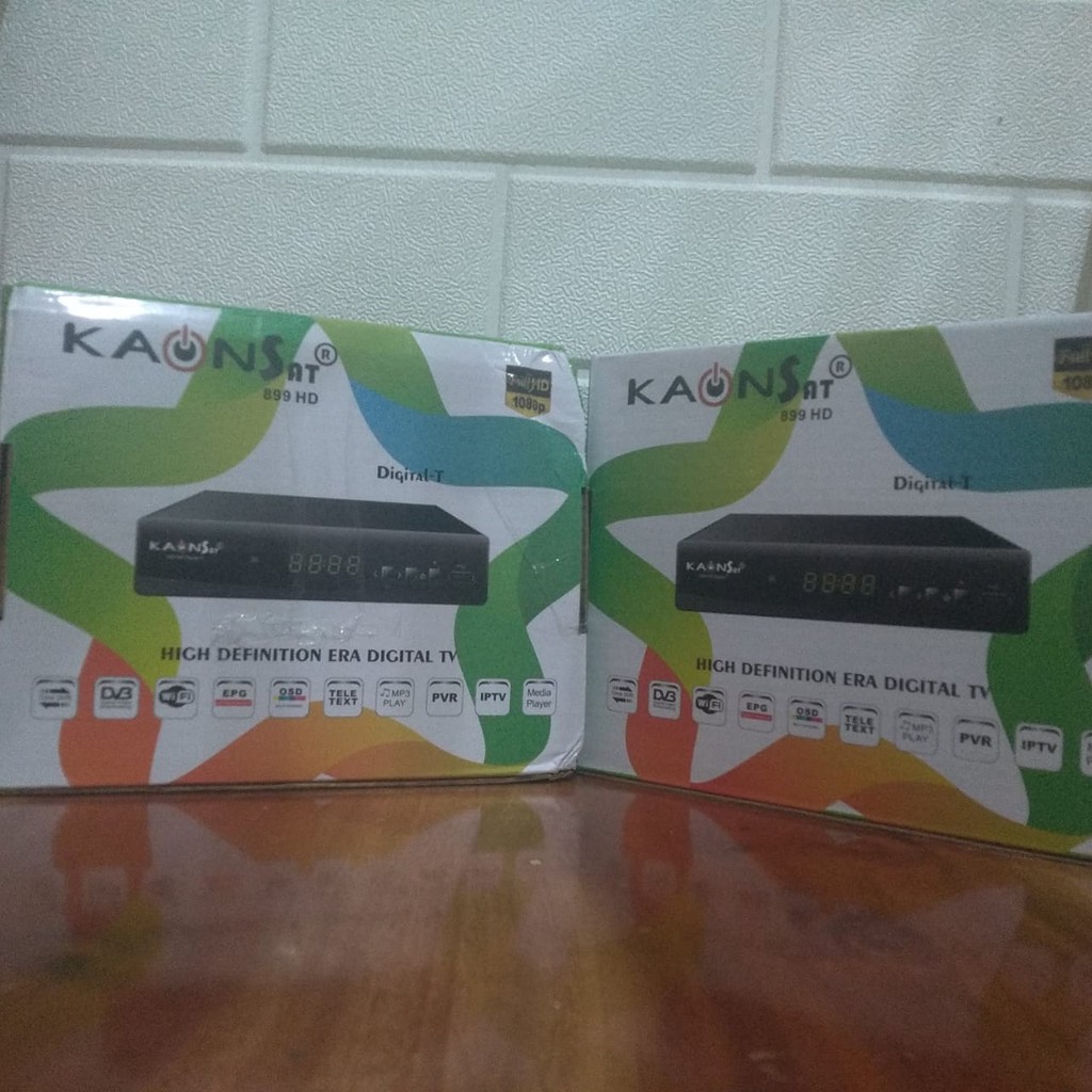 Set Top Box (STB)  DVB T2 Merk Kaonsat-Alat Penerima TV Digital