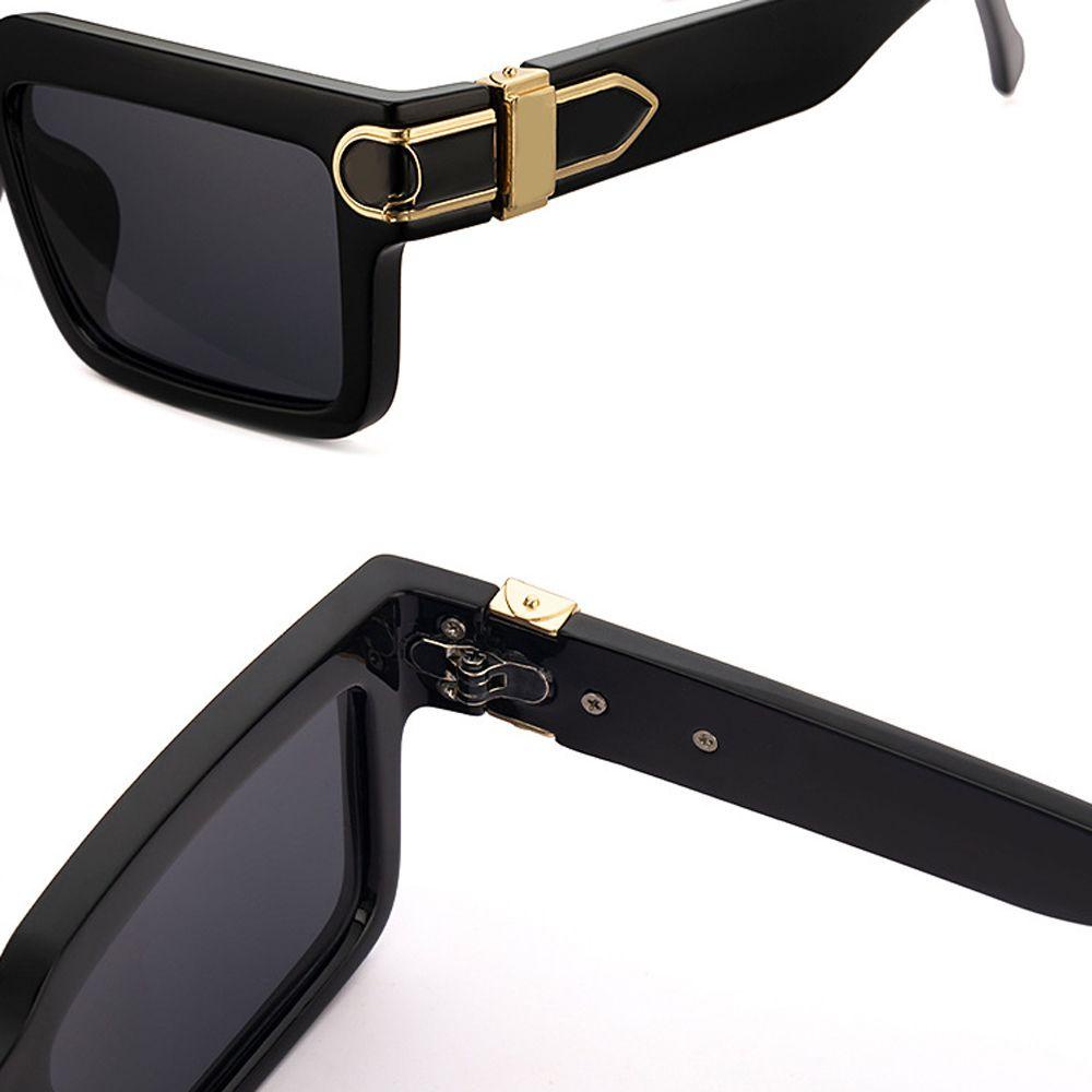 [Elegan] Wanita Kacamata Hitam Pria Fashion Vision Care UV400 Perlindungan Radiasi Korea Square Eyewear