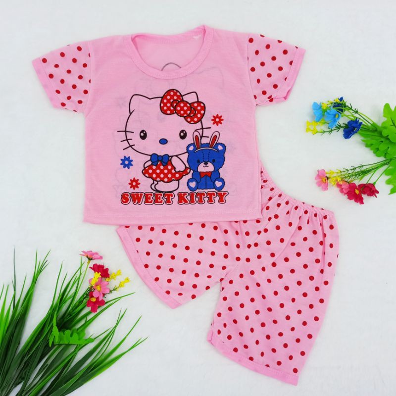 [Ss-7003] Pakaian Anak Perempuan 0-9bulan, Setelan Anak Lucu, Bayi Tampil Cantik, Baju Anak New Born