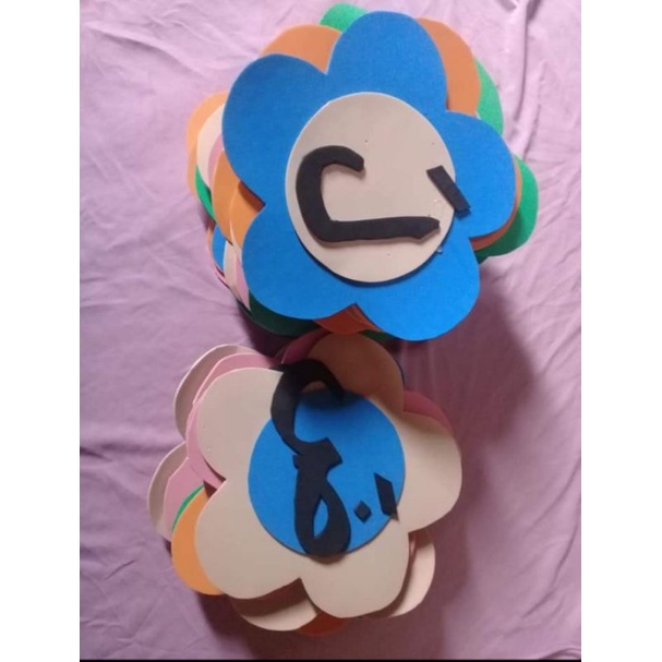 

peraga edukasi kelas PAUD, TK, TPQ, SD, sekolah// Peraga Hijaiyah Bunga//Peraga Sponati//kado edukatif//alternatif hadiah