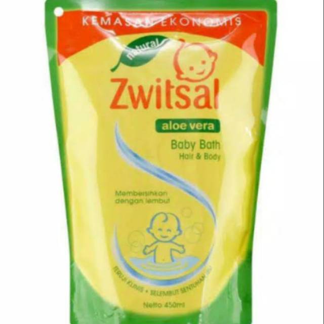 Zwitsal Refill Hair And Body AloeVera 450ml