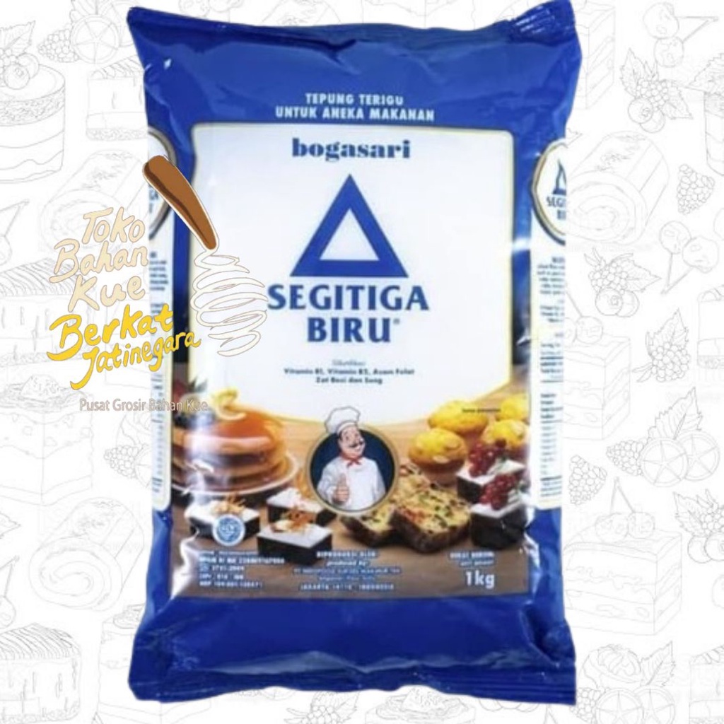 

TEPUNG TERIGU SEGITIGA BIRU KEMASAN 1 KG