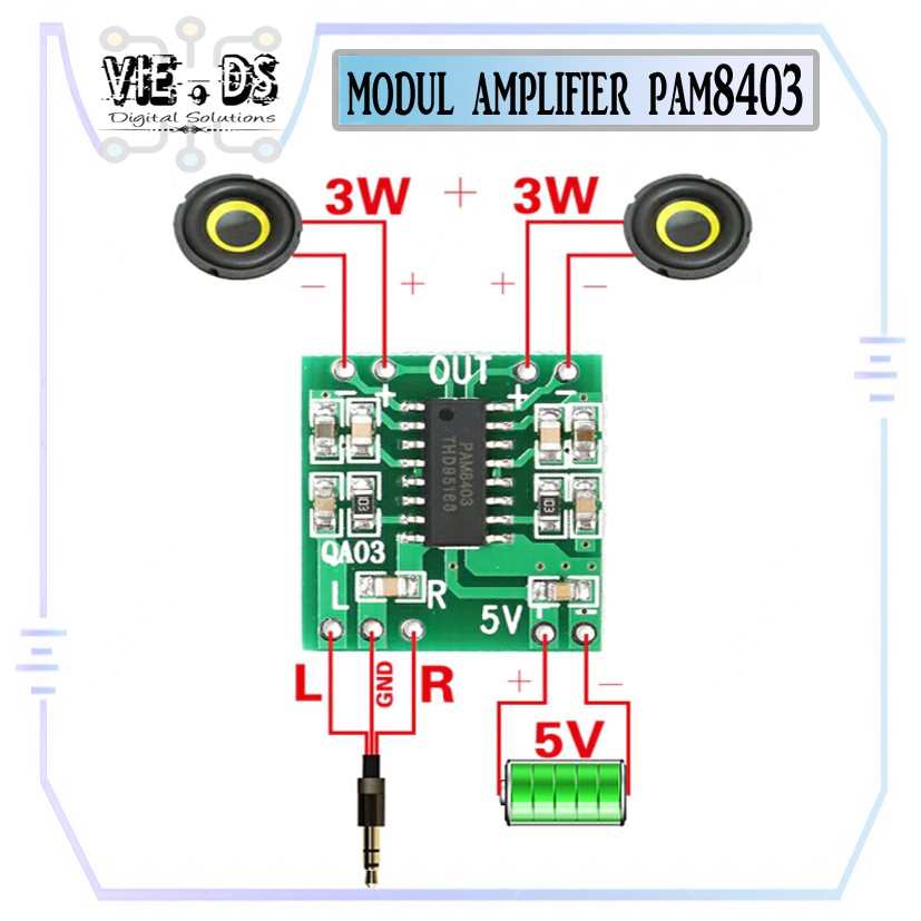 mini ampli pam 8403 class D stereo