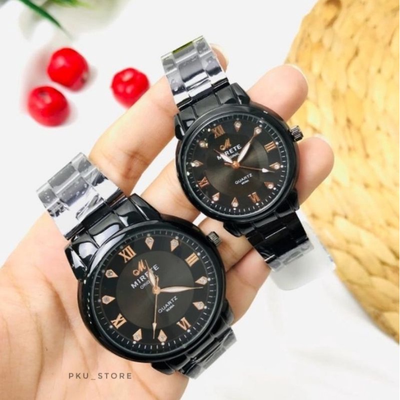 JAM COUPLE PRIA DAN WANITA MIRETE ORIGINAL