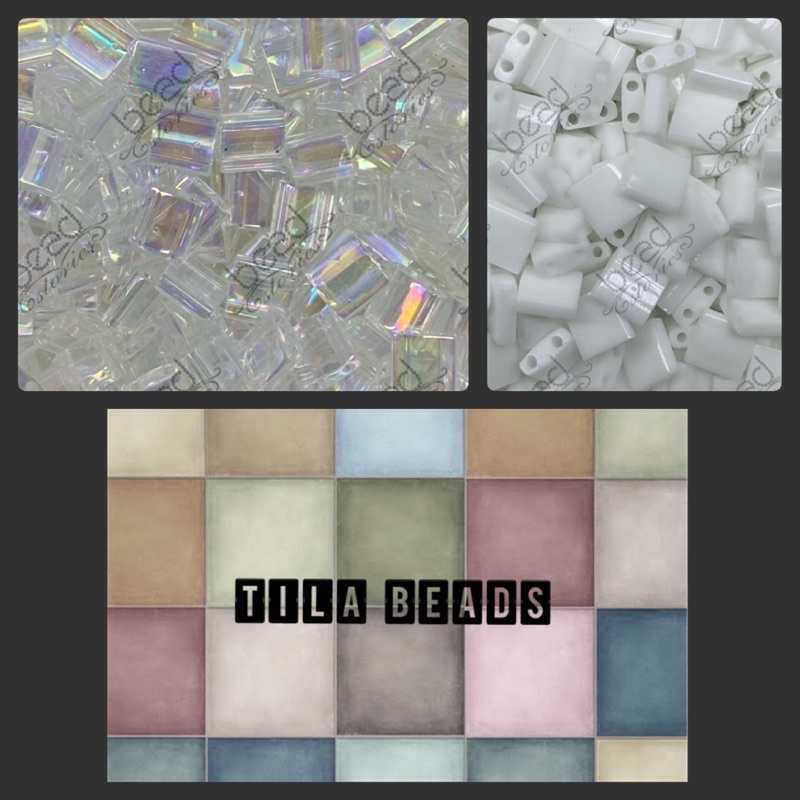 Miyuki Tila Beads TL - White