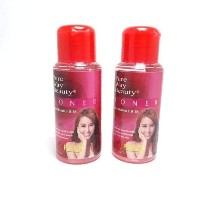 TONER ROSE PURE WAY BEAUTY - Toner Wajah