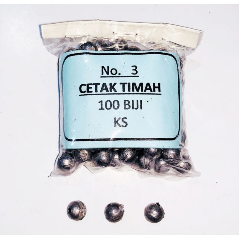 Timah | Timbel | Pemberat Mancing MERICA 3 | 2 GRAM (Per 1 Biji)