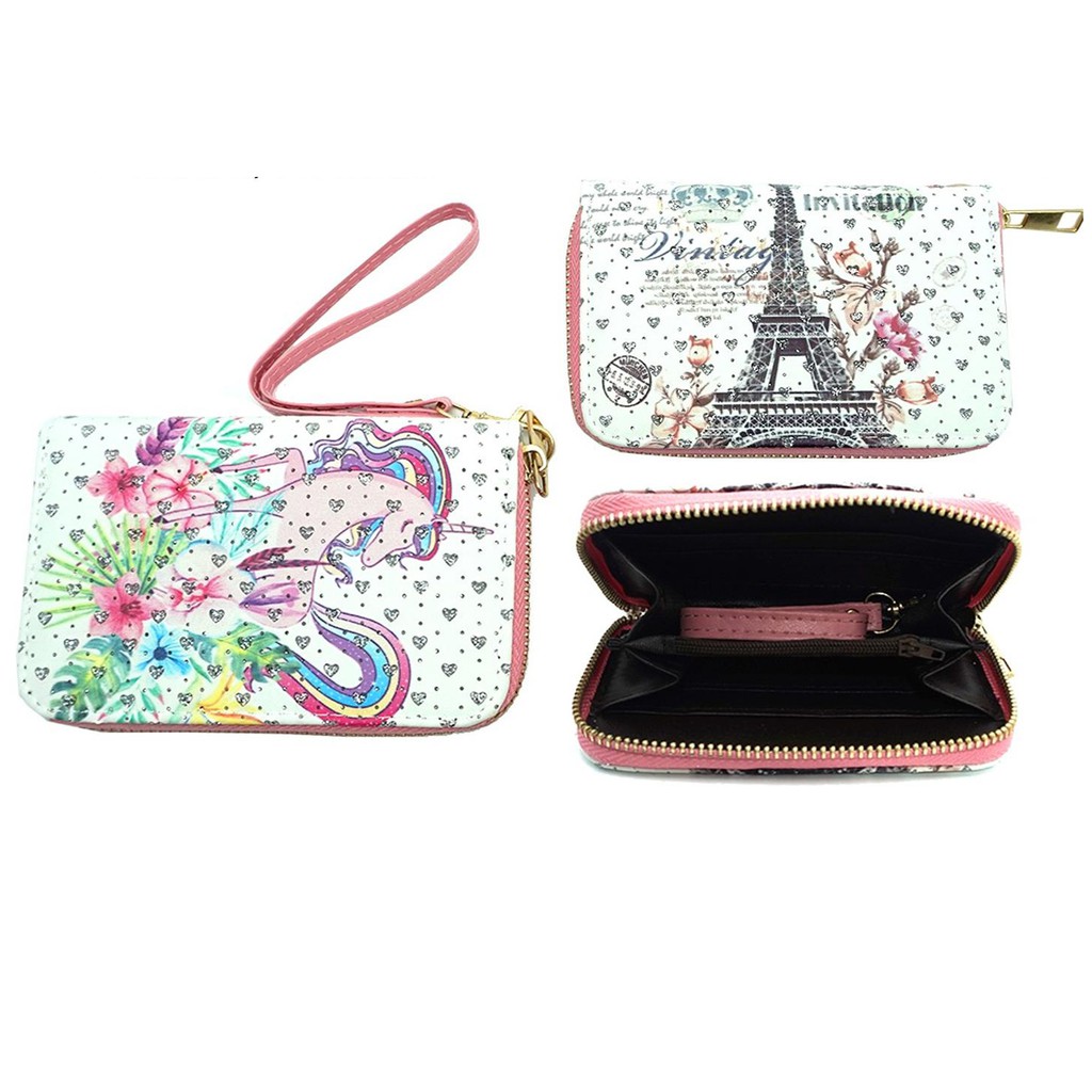 Mini Wallet &quot;DOMPET KOIN KARET UNICORN + EIFFEL&quot; (IMPORT QUALITY)