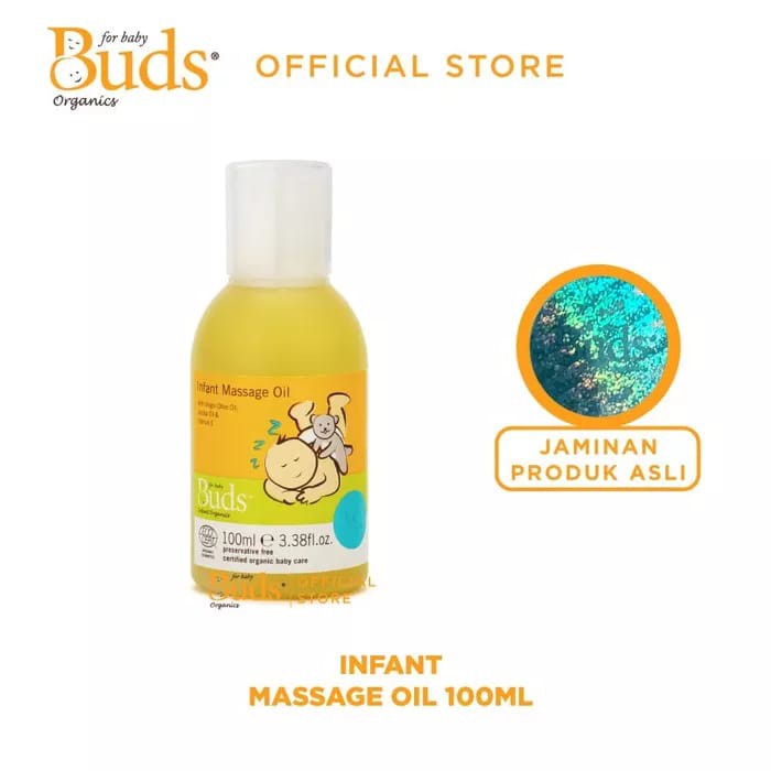 Buds Organic Infant Massage Oil 100ml