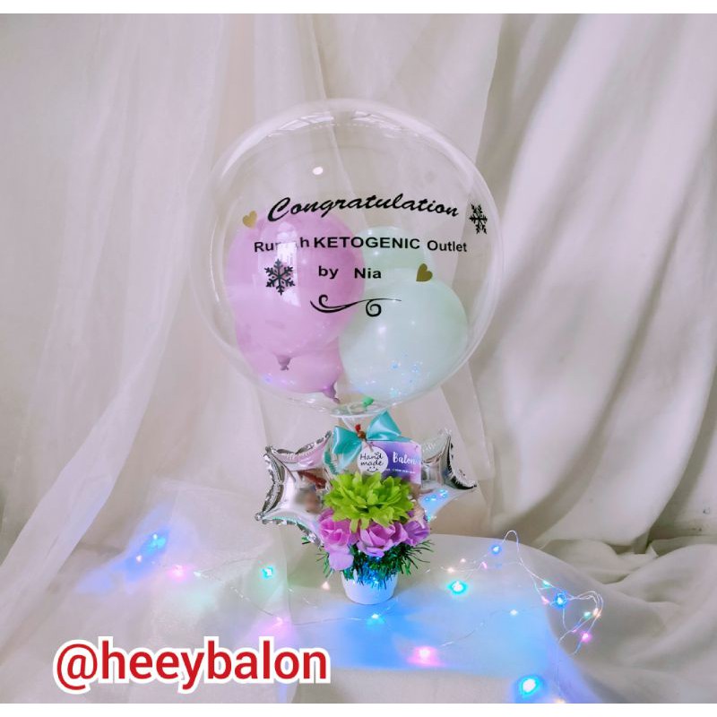 Balon Ultah / Balon Wisuda / Buket Wisuda / Buket Graduation / Balon Box / Buket Balon / Kado Ultah