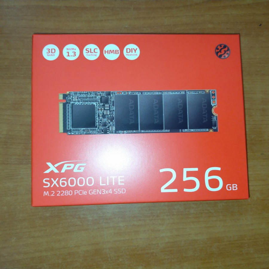 SSD ADATA XPG SX6000 256GB NVME 128GB PCIE GEN 3 NVME 256